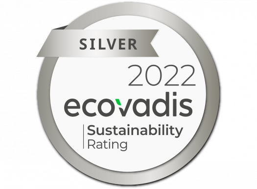 EcoVadis zilver 2022 medaille