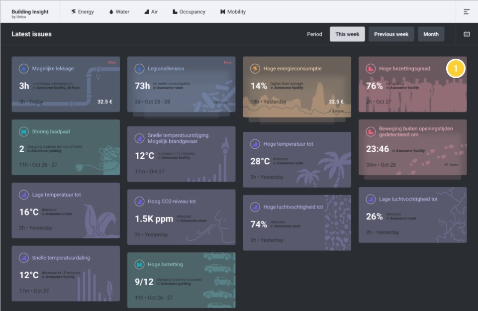 Building Insight dashboard