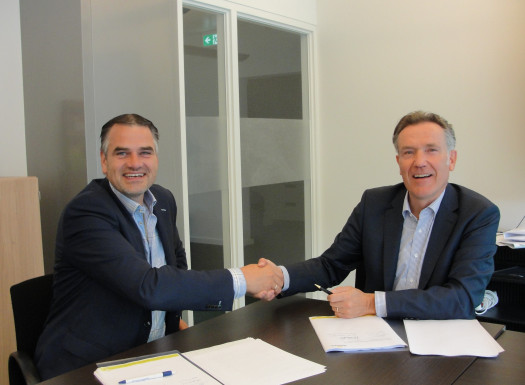 Ondertekening samenwerking Noorderboog en Unica